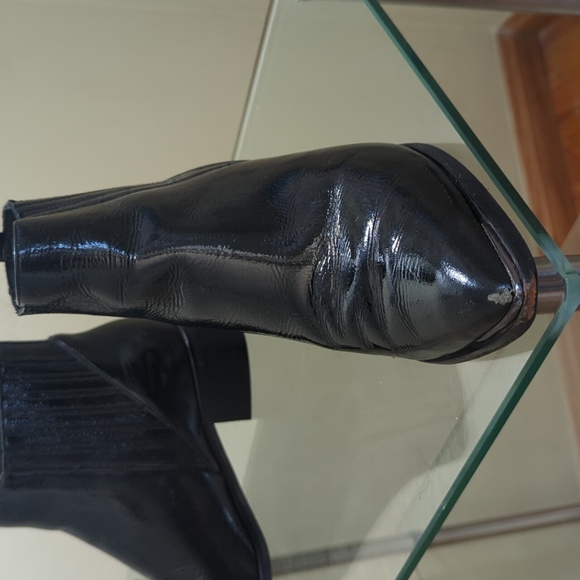 Marc Fisher patent ankle boots - Picture 3 of 5